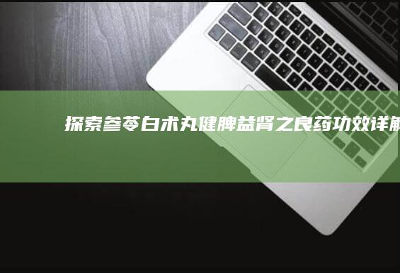 探索参苓白术丸：健脾益肾之良药功效详解